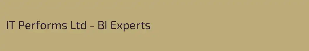IT Performs Ltd - BI Experts